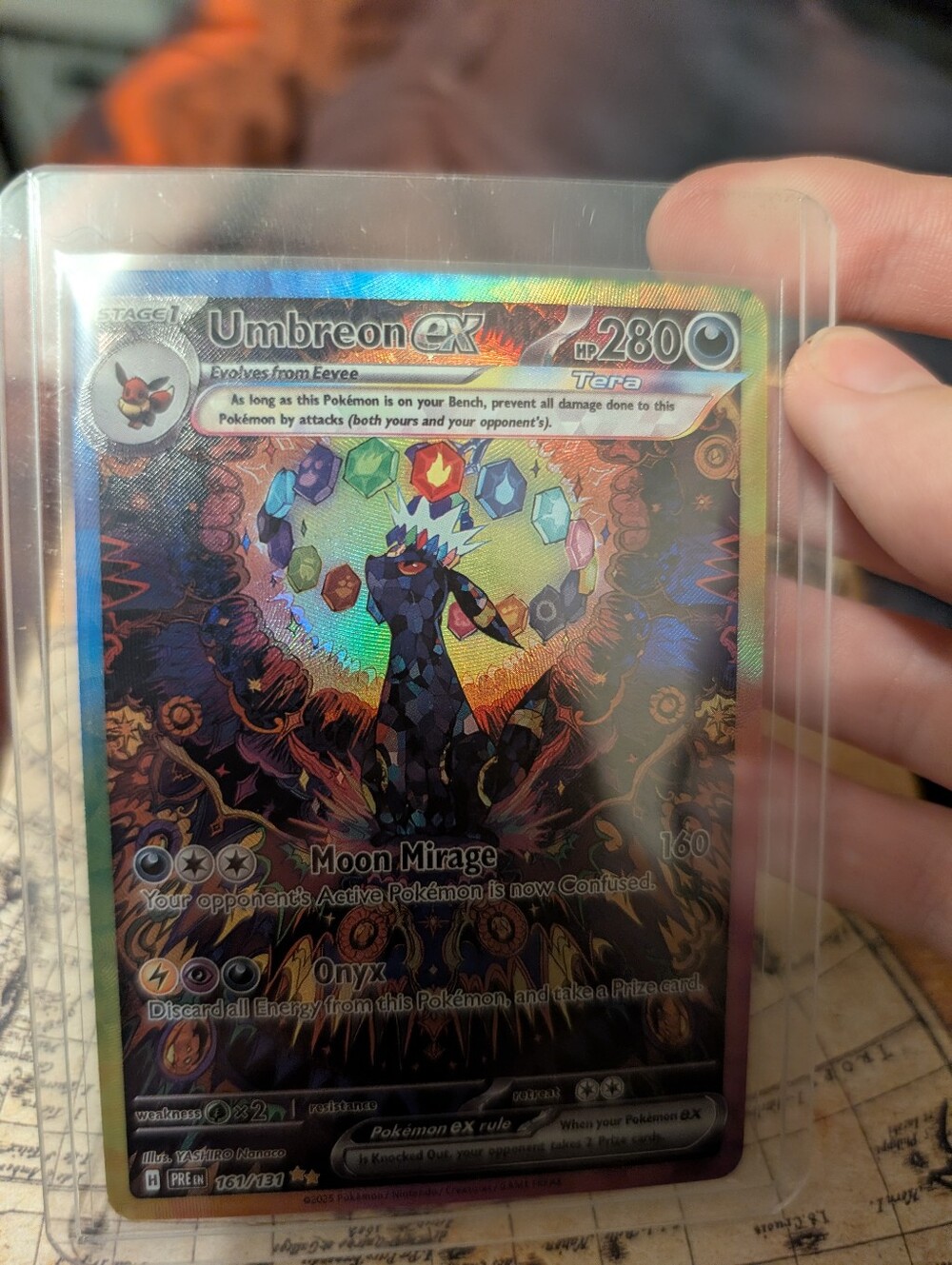 Umbreon ex Holofoil Trading Card - #161/131